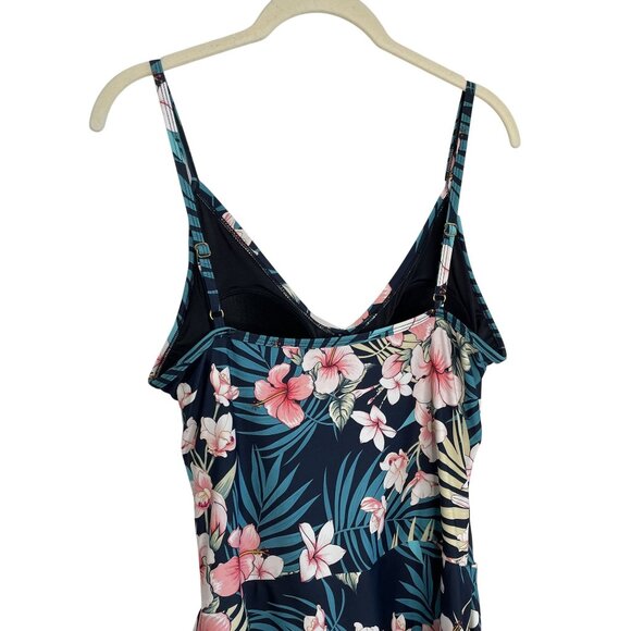 Alisha Levine Tropical Floral Print One-Piece Swimsuit, 14 - Picture 4 of 10